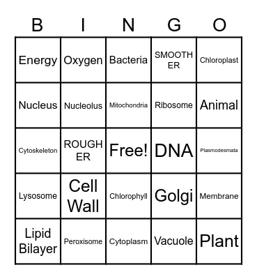 Cell Bingo Card