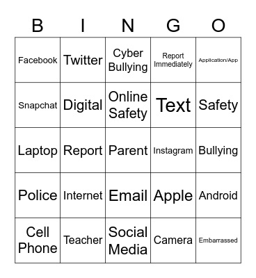 Geer & Halouska June 28 Bingo Card