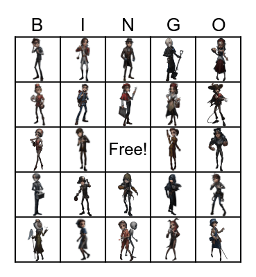 IDV Survivor Main Bingo Card