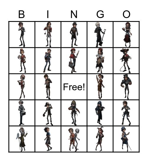 IDV Survivor Main Bingo Card