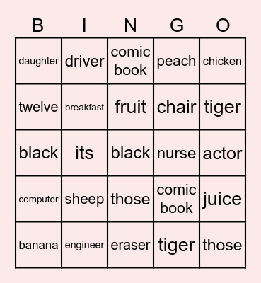 0624 Bingo Card