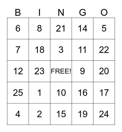 ~ BTD's Game Time ~ Bingo Card