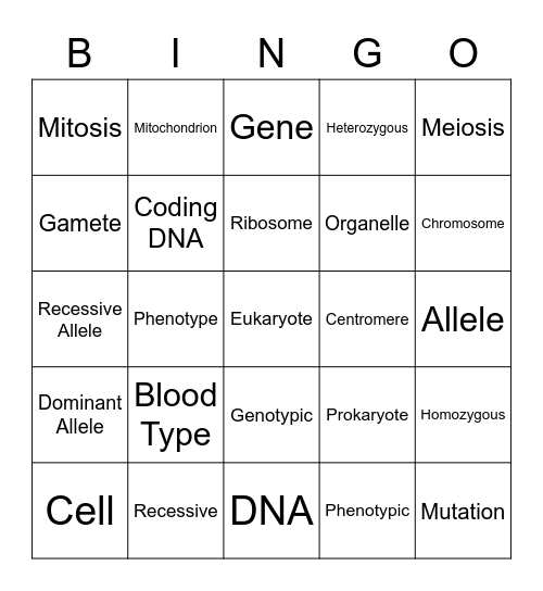 WOW Bingo Card