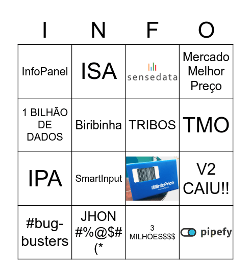 ARRAIÁ INFOPRIE Bingo Card