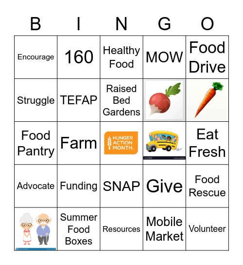 CCFB Bingo Card