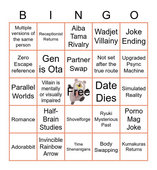 Ai Nirvana Intitiative Bingo Card