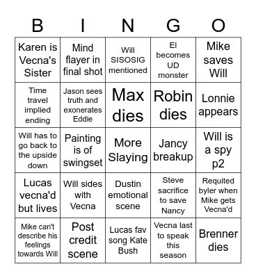 ST4.2 Bingo p2 Bingo Card