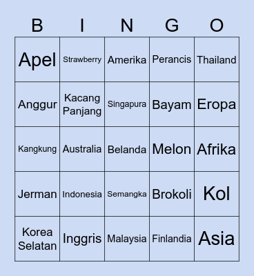 bibingo Card