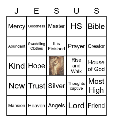 TEA and ME BINGO Card