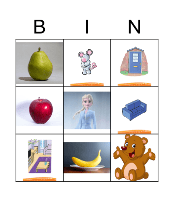 Noughts & crosses Bingo Card