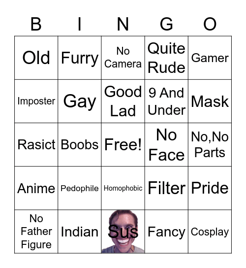 Omegle Bingo Card