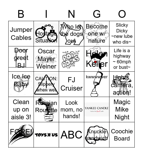 Bangin' Bingo! Bingo Card