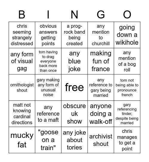 techdif bingo board Bingo Card