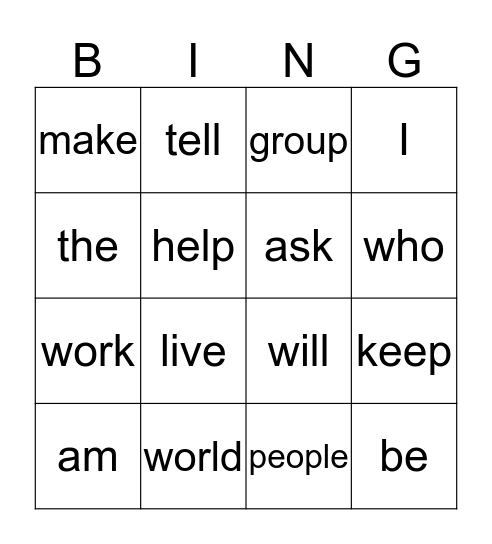 Leaders Around the World Bingo Card