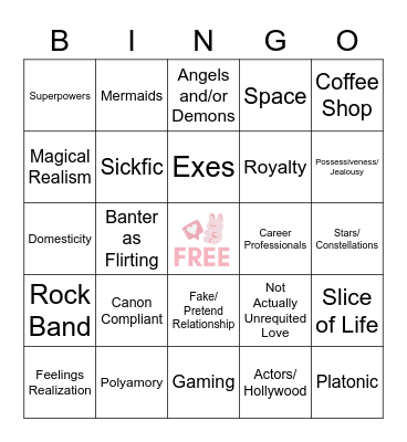 SOOBFEST Bingo Card
