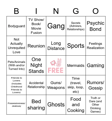 SOOBFEST Bingo Card