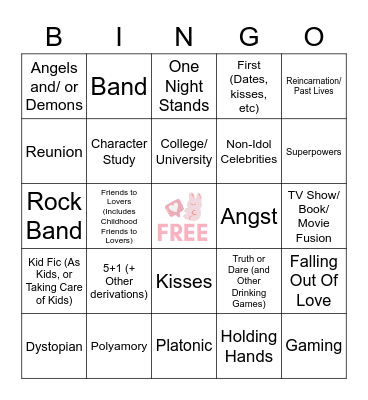 SOOBFEST Bingo Card