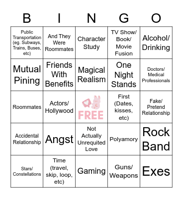 SOOBFEST Bingo Card