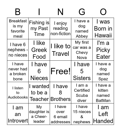 First Trust Company Of Onaga  Bingo Card