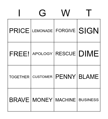 BINGO BOARD Bingo Card