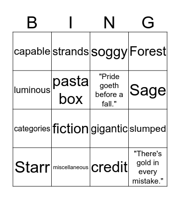 5.1.1 Miss Alaineus Bingo Card