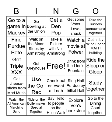 WIT BINGO Card