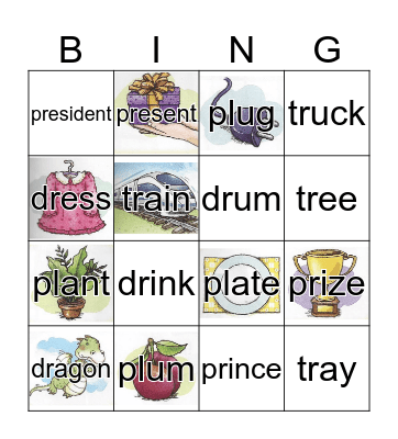 pl pr dr tr BINGO Card