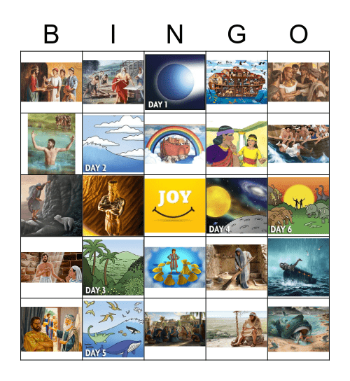 Finding Joy #1 Bingo Card