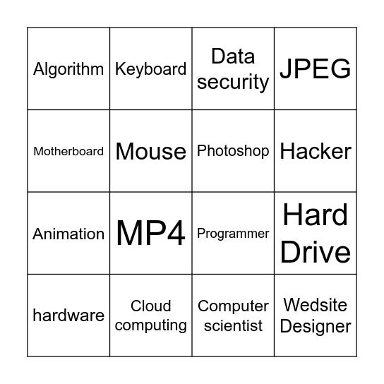 IST BINGO Card