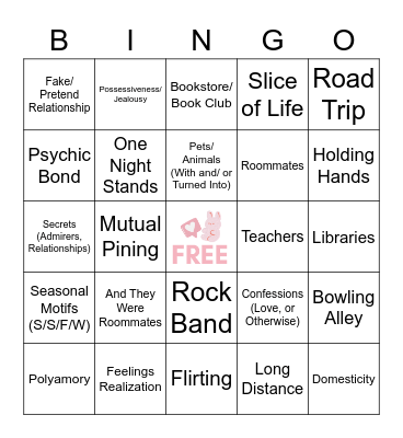 SOOBFEST Bingo Card