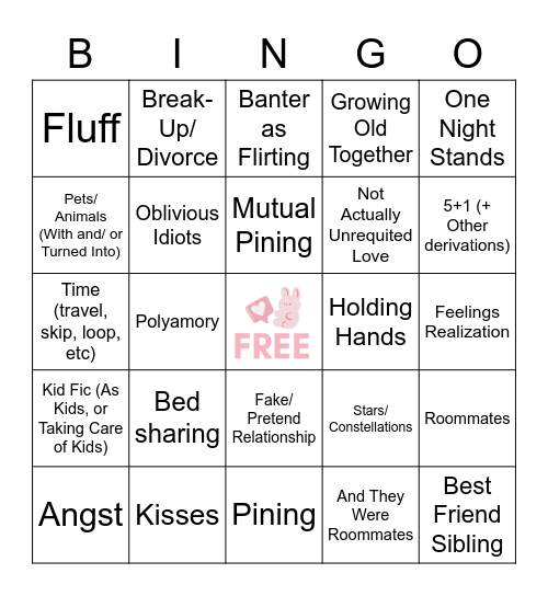 SOOBFEST Bingo Card