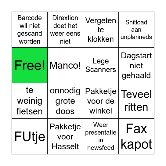 Eindhoven Fietst Bingo Card