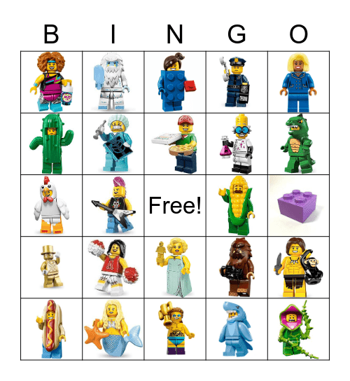 LEGO BINGO Card