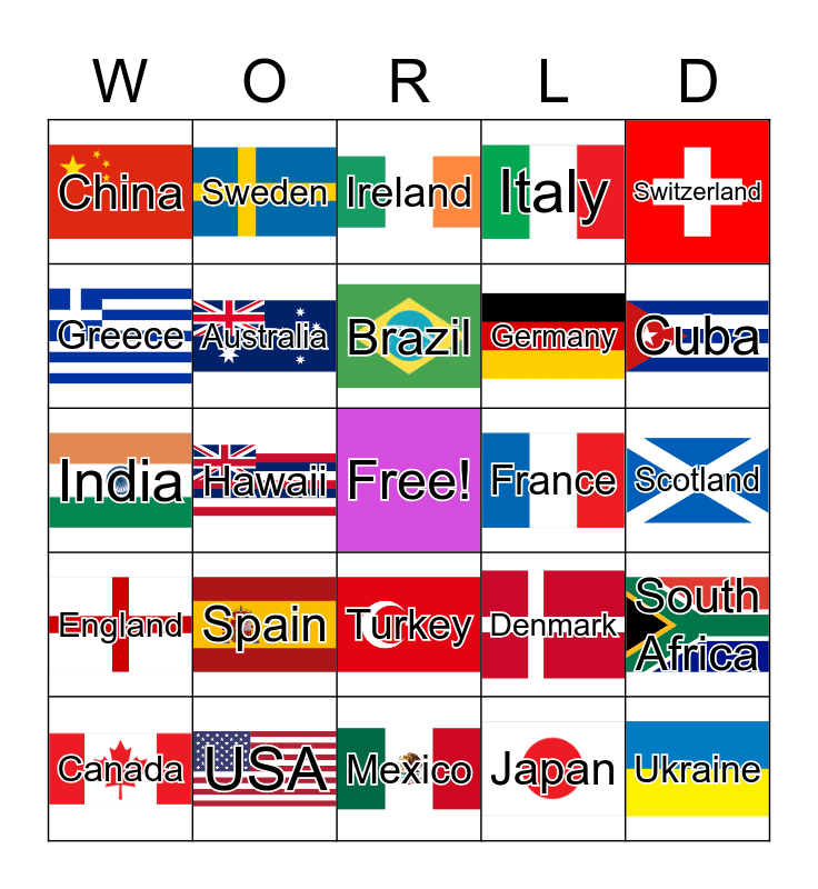 world-flags-bingo-card