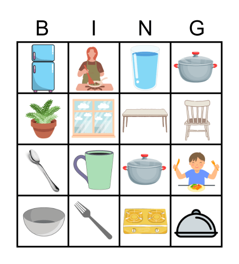 Ghur kay under- dosra hissa Bingo Card
