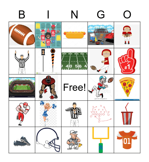 Football Bingo Card