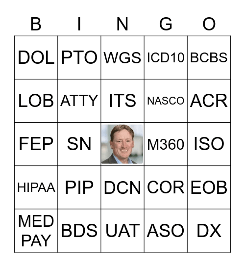 Subrogation Professionals Day Bingo Card