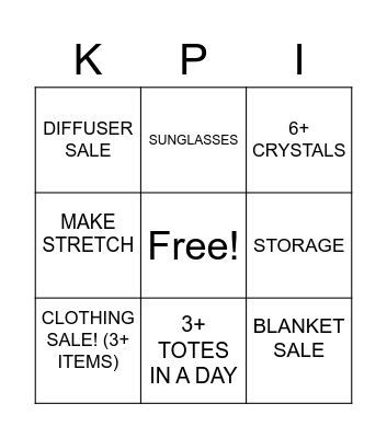 JULY BINGO Card