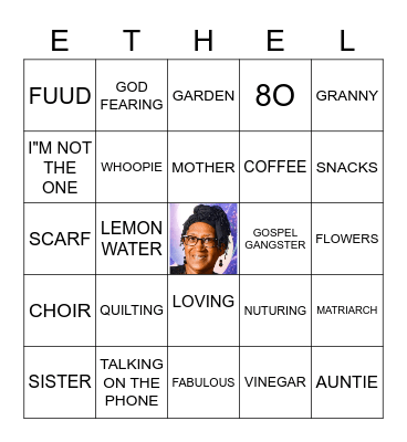 Sut's 80th Birthday Celebartion Bingo Card