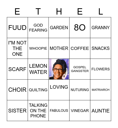 Sut's 80th Birthday Celebartion Bingo Card