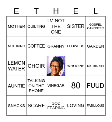 HAPPY 80TH BIRTHDAY Bingo Card