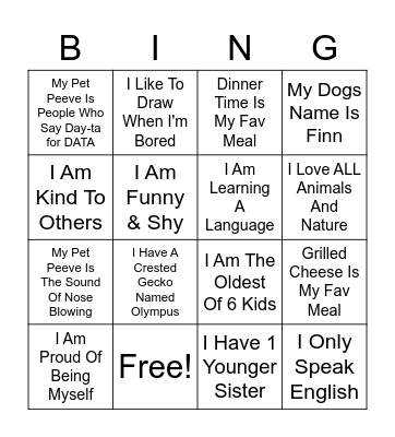 Who DUN It? Bingo Card