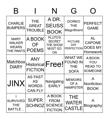 FOURTH GRADE BINGO Card