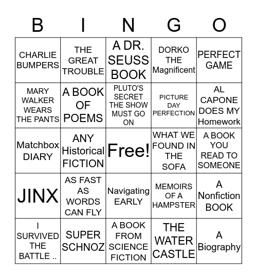 FOURTH GRADE BINGO Card