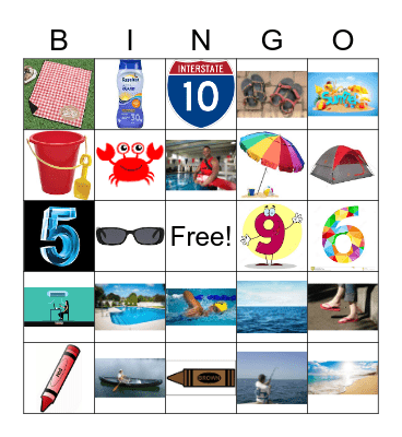 Summer Bingo Card