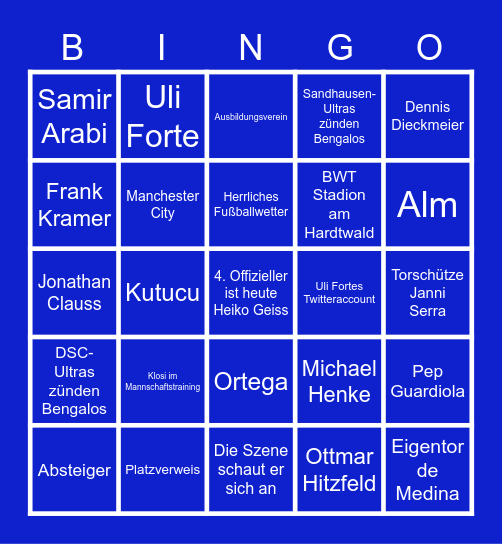 Bullshit-Bingo SVS-DSC Bingo Card