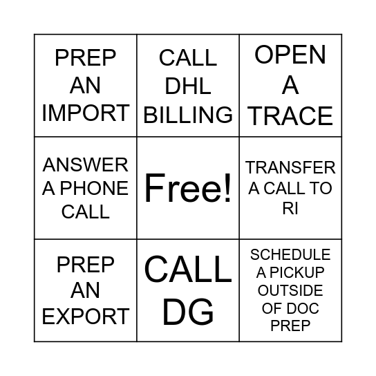 CS BINGO Card