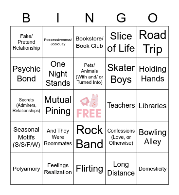 SOOBFEST Bingo Card