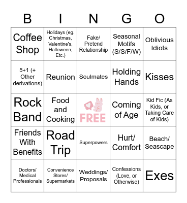 SOOBFEST Bingo Card