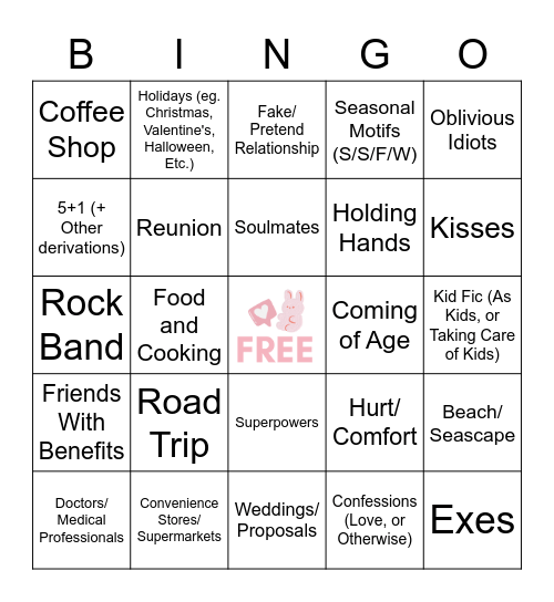 SOOBFEST Bingo Card